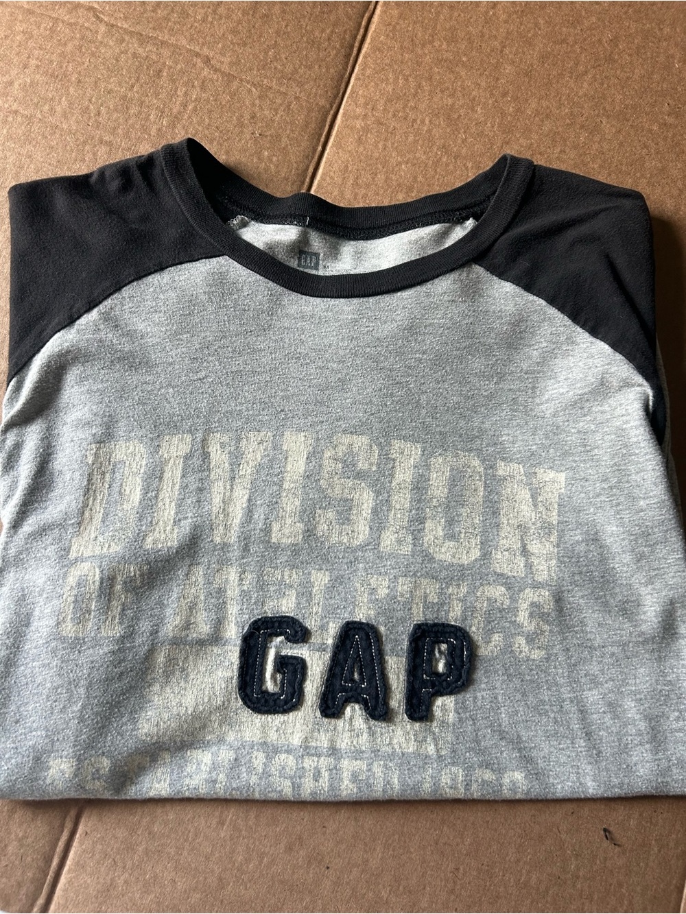 GAP Raglan Baseball Tee with Logo